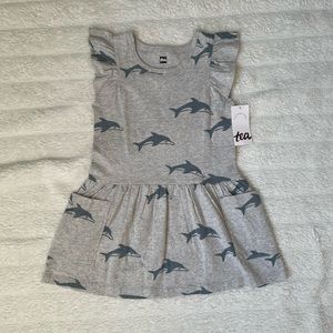 NWT Tea Collection Dolphin Dress size 3